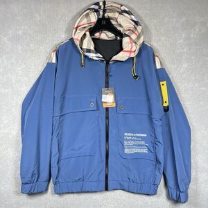 10.Deep X Pokemon Full Zip Hooded Jacket Mosshino Coutube Blue Unisex Medium NWT